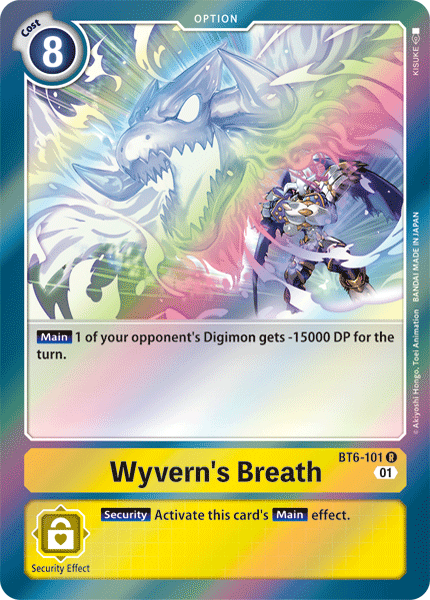 Wyvern's Breath : DOUBLE DIAMOND (R) - BT6-101 - Lockett Labs UK