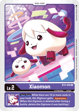 Xiaomon : GREAT LEGEND - BT4-006 - Lockett Labs UK