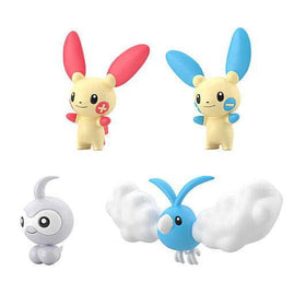 Pokemon Bandai Scale World 1/20 Figure Hoenn Region 2 - Plusle, Minun, Castform & Swablu