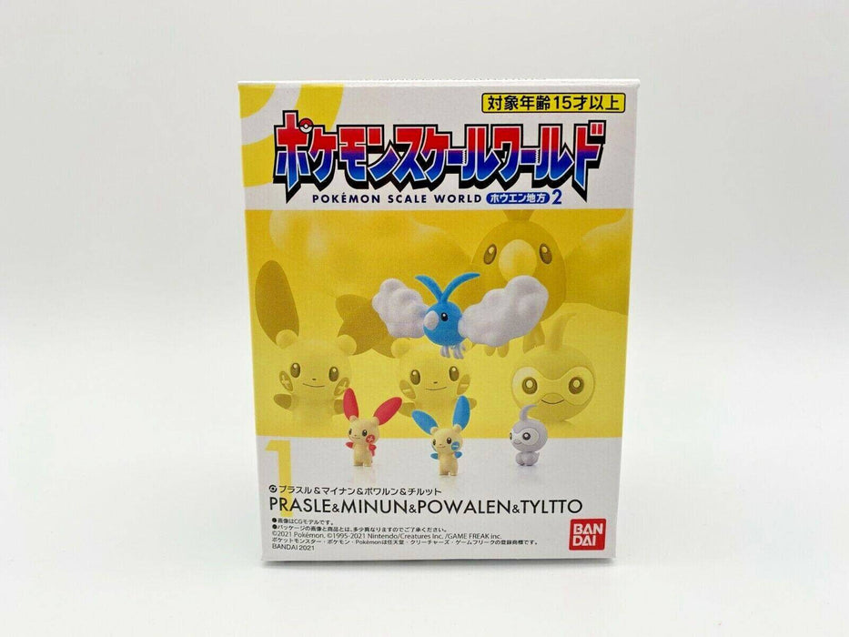 Pokemon Bandai Scale World 1/20 Figure Hoenn Region 2 - Plusle, Minun, Castform & Swablu