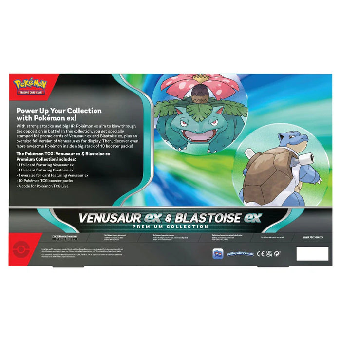 Pokemon : Venusaur ex & Blastoise ex Premium Collection