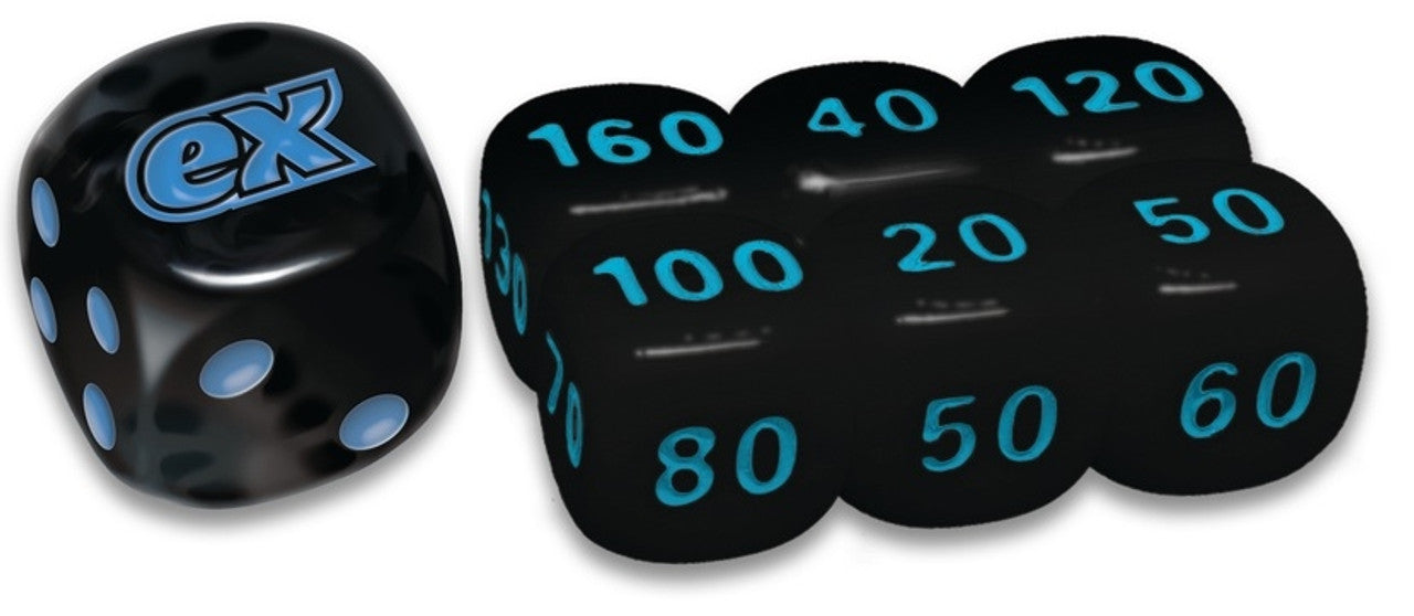 Black Bolt Dice Set of 6 Plus Bonus Die
