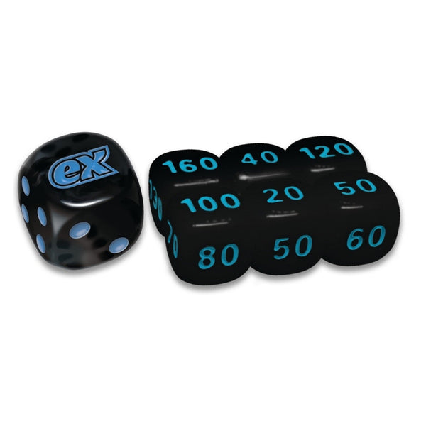 Black Bolt Dice Set of 6 Plus Bonus Die