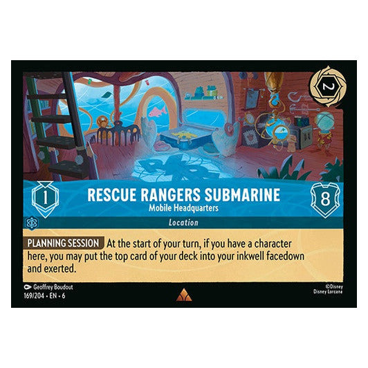 Rescue Rangers Submarine (Foil) : Mobile Headquarters - 169/204