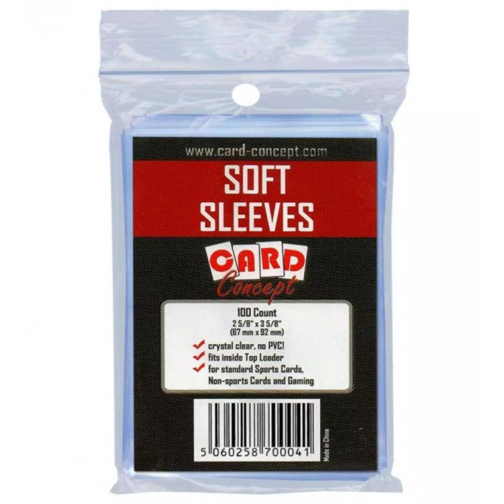 Card Concept : Single Card Holder Soft Sleeves - (100ct) - Lockett Labs UK