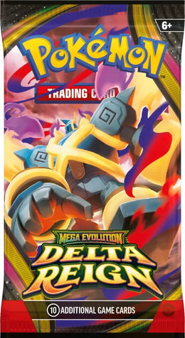 Delta Reign booster pack with Mega Golurk artwork