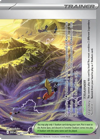 Legendary Summit right half, card 097/103 from Delta Reign