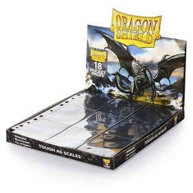 Dragon Shield : 18-Pocket Binder Page Sideloading - Clear