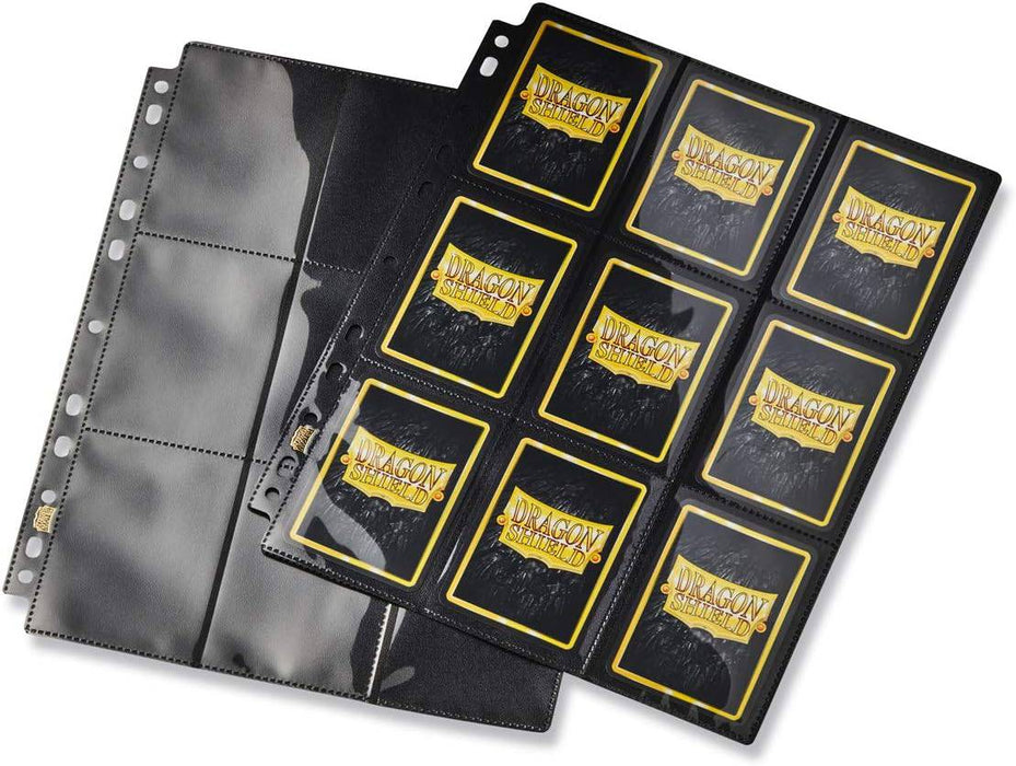 Dragon Shield : 18-Pocket Binder Page Sideloading - Clear