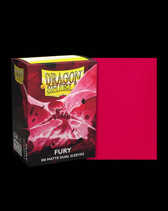 Dragon Shield : Standard size - Dual Matte - Fury 'Alaric, Crimson King' (100ct)