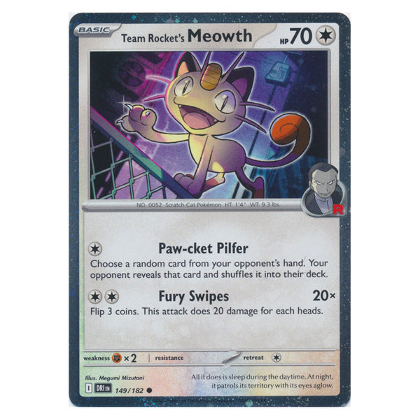 Team Rocket's Meowth : ALTERNATE PROMO (Holo) - 149/182