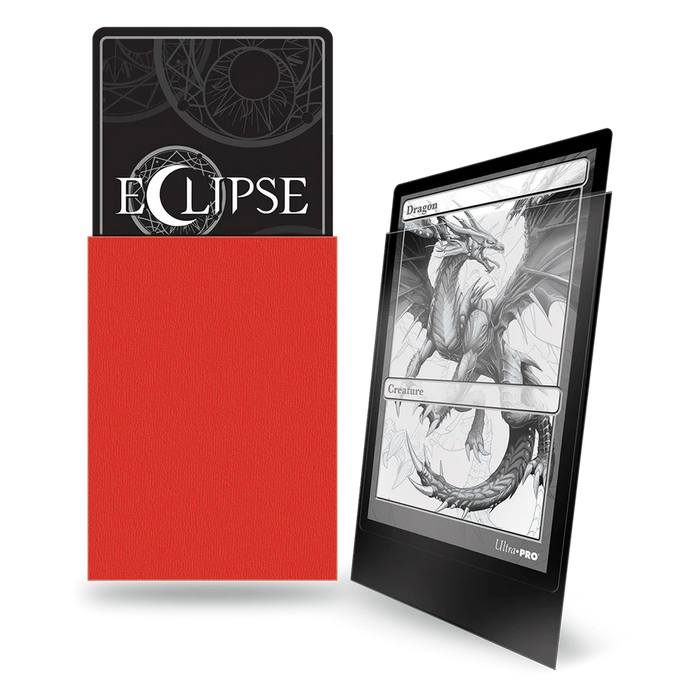 Eclipse : Matte Standard Sleeves (100ct) - Apple Red