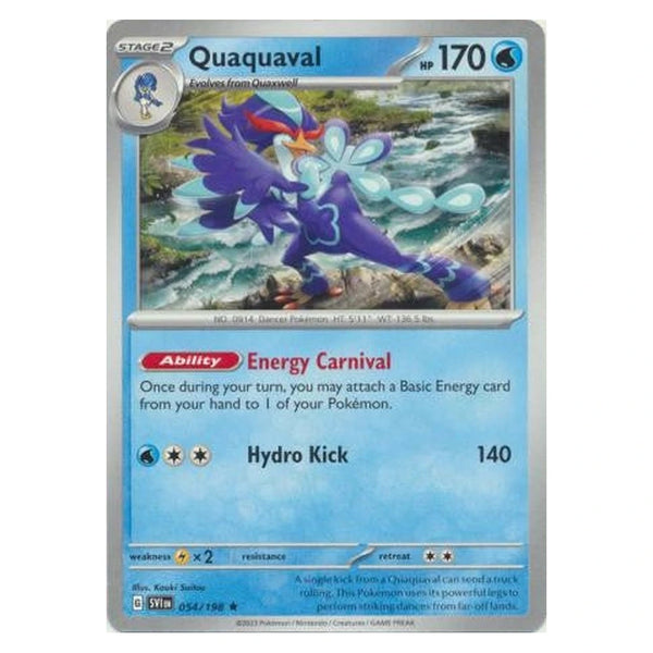Quaquaval : SCARLET & VIOLET BASE (Non-holo Exclusive) - 054/198