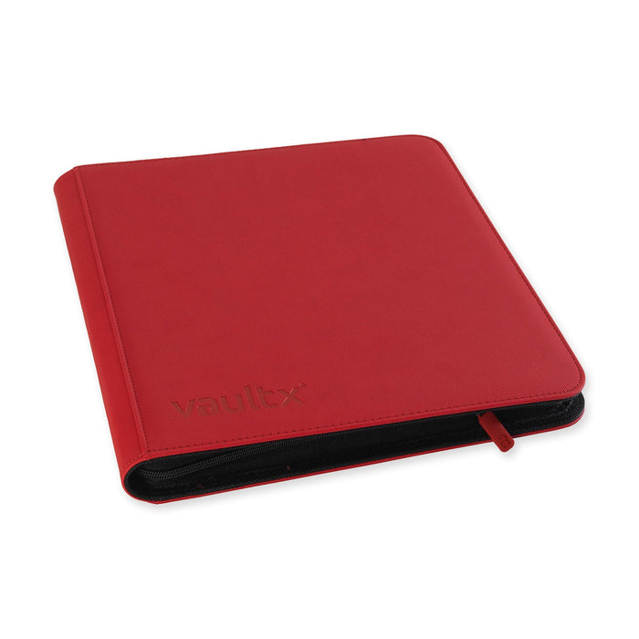 Vault X : 12-Pocket Exo-Tec Zip Binder XL (624 Cards) - Fire Red
