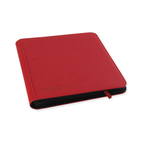 Vault X : 12-Pocket Exo-Tec Zip Binder XL (624 Cards) - Fire Red