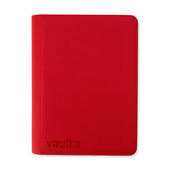 Vault X : 16-Pocket Exo-Tec Zip Binder XXL (1088 Cards) - Fire Red