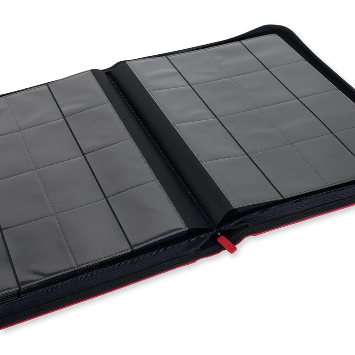 Vault X : 16-Pocket Exo-Tec Zip Binder XXL (1088 Cards) - Fire Red