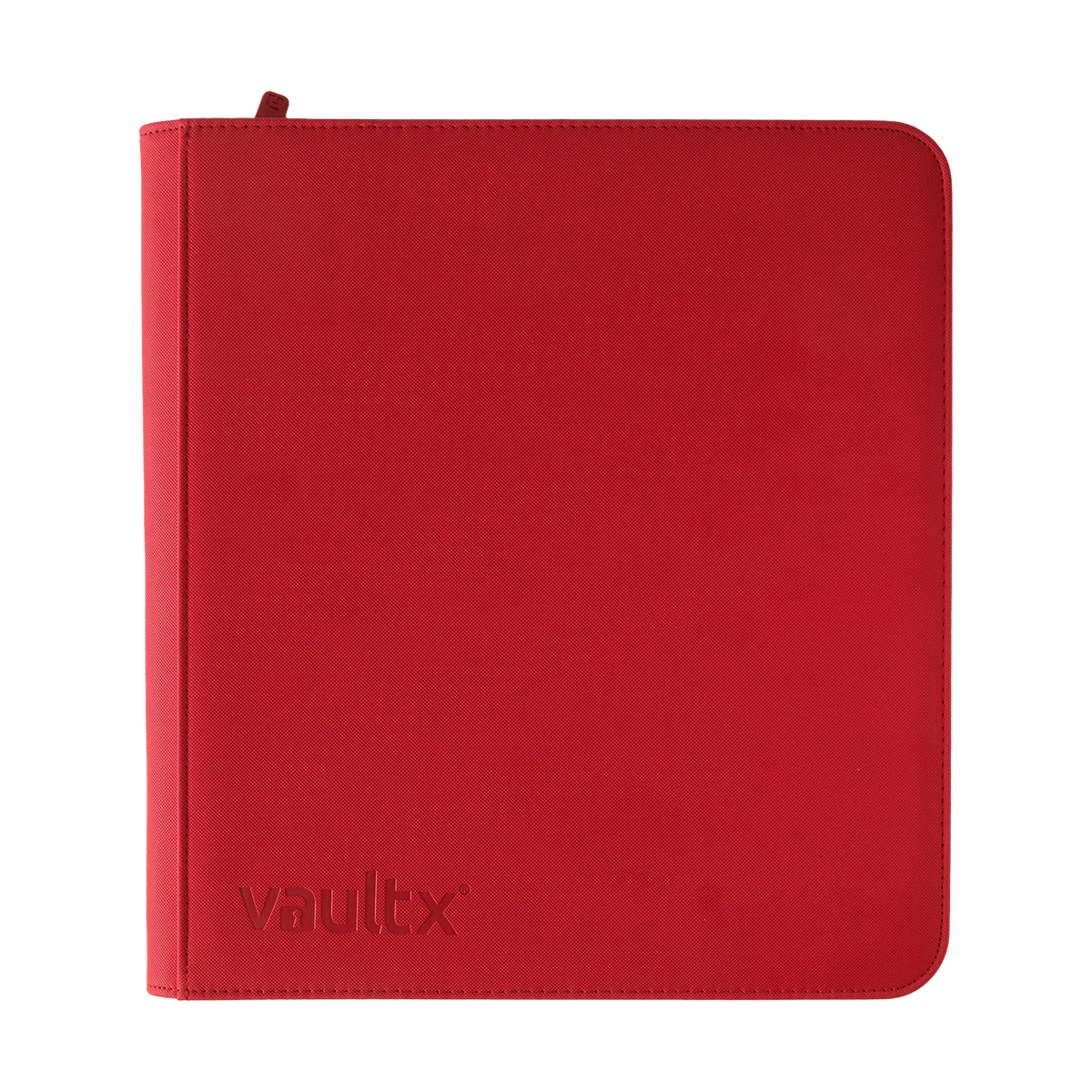 Vault X : 12-Pocket Exo-Tec Zip Binder XL (624 Cards) - Fire Red - Lockett Labs UK