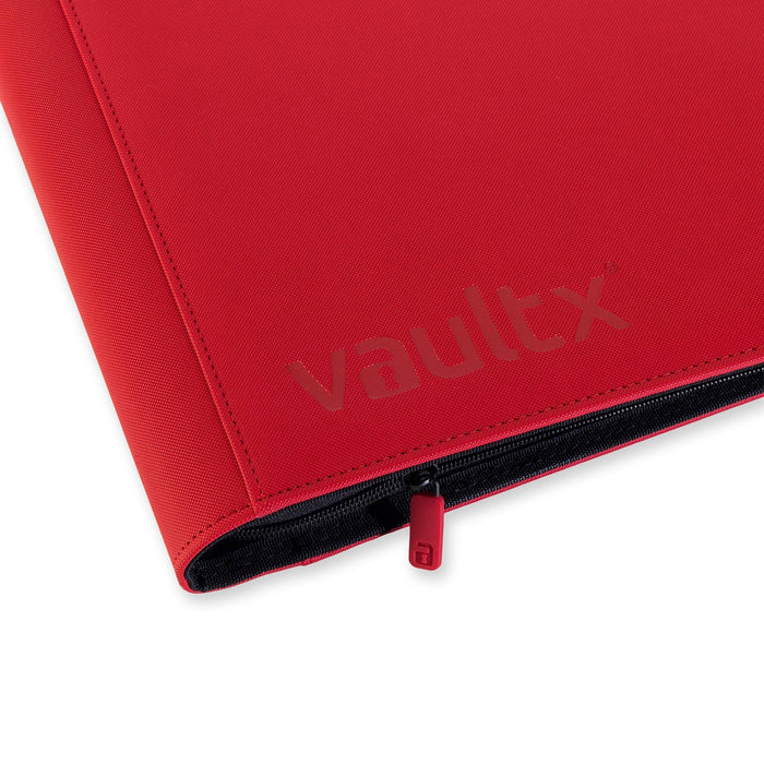 Vault X : 16-Pocket Exo-Tec Zip Binder XXL (1088 Cards) - Fire Red