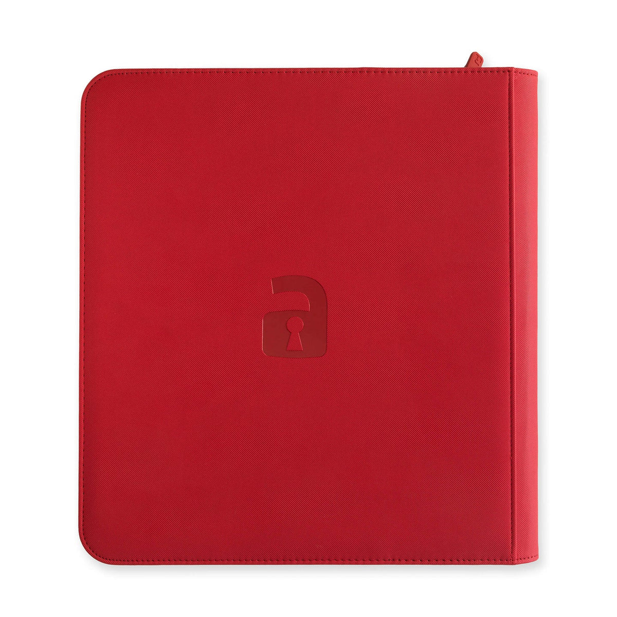 Vault X : 12-Pocket Exo-Tec Zip Binder XL (624 Cards) - Fire Red - Lockett Labs UK