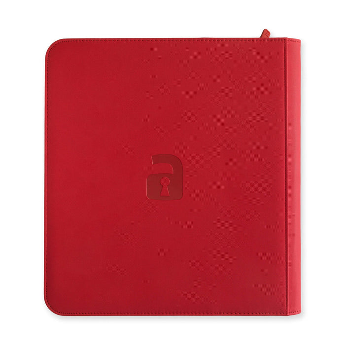 Vault X : 12-Pocket Exo-Tec Zip Binder XL (624 Cards) - Fire Red