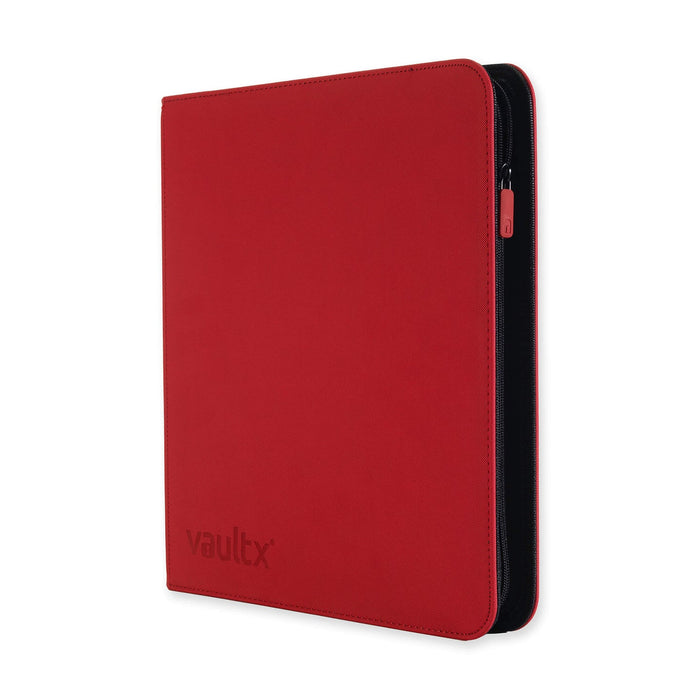 Vault X : 12-Pocket Exo-Tec Zip Binder - Fire Red