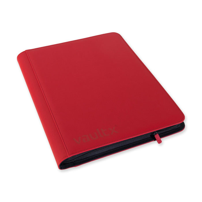 Vault X : 16-Pocket Exo-Tec Zip Binder XXL (1088 Cards) - Fire Red