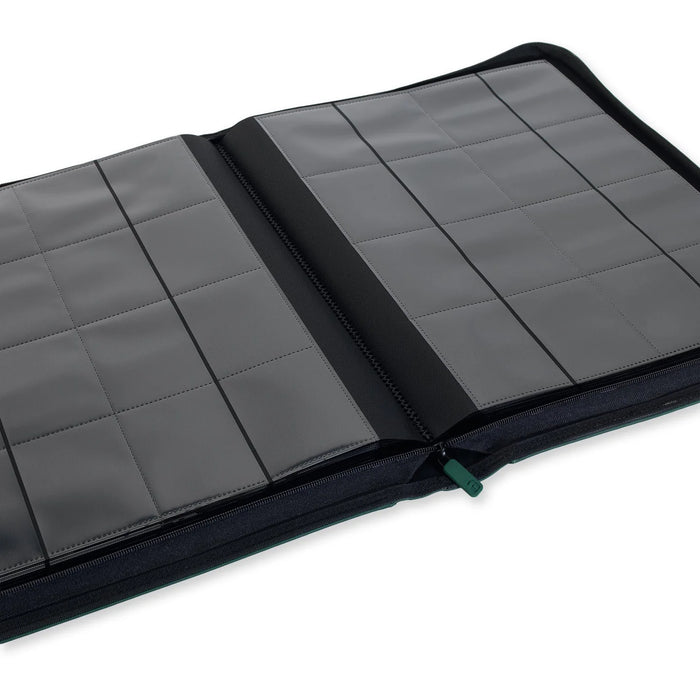 Vault X : 16-Pocket Exo-Tec Zip Binder XXL (1088 Cards) - Forest Green