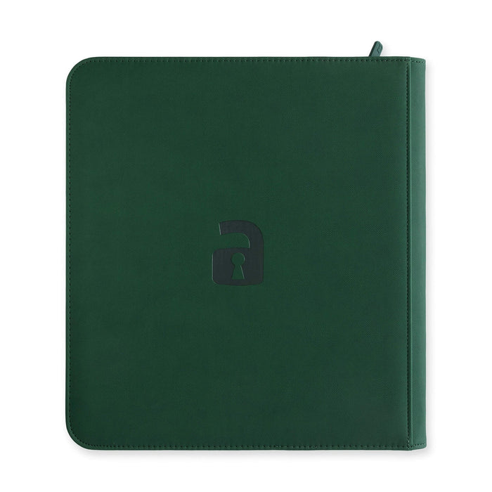 Vault X : 12-Pocket Exo-Tec Zip Binder - Forest Green