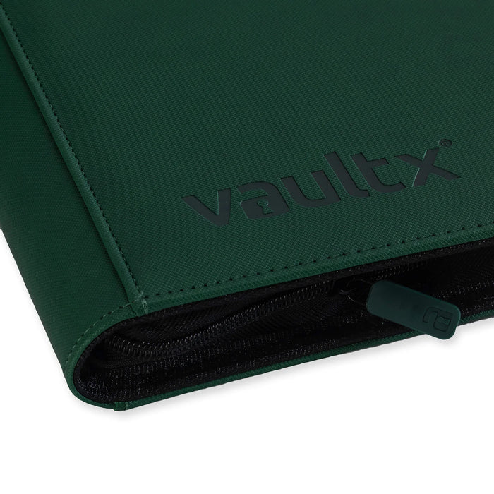 Vault X : 12-Pocket Exo-Tec Zip Binder - Forest Green