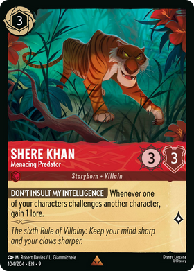 Shere Khan : Menacing Predator - 104/204