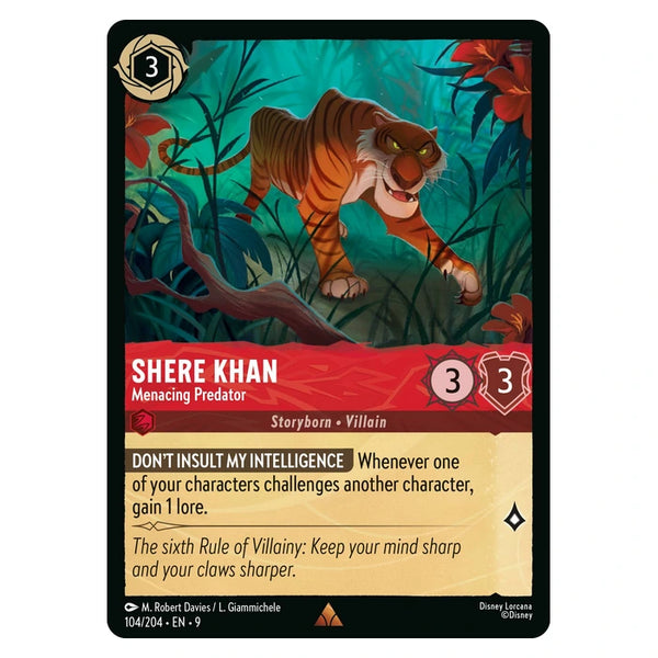 Shere Khan : Menacing Predator - 104/204