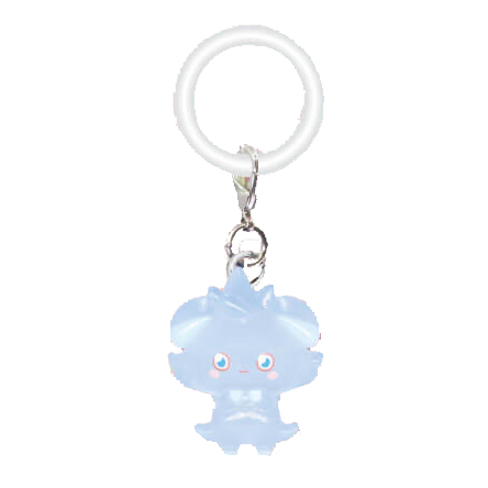 Pokemon : Pokepeace Mejirushi Gacha Keyring Charm - Espurr
