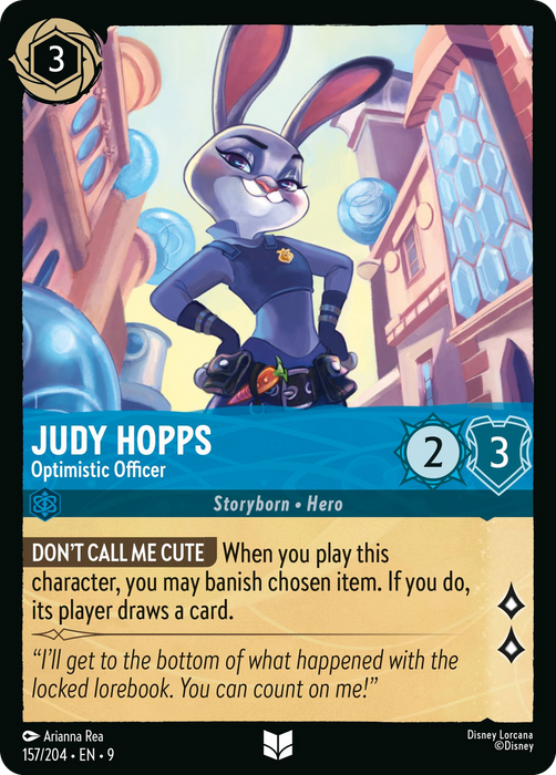 Judy Hopps (Foil) : Optimistic Officer - 157/204