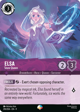 Elsa (Epic Rare) : Snow Queen - 210/204