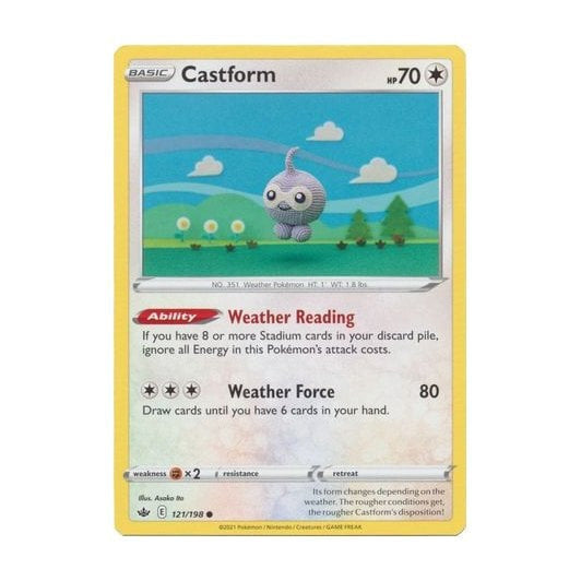 Castform : CHILLING REIGN -  121/198