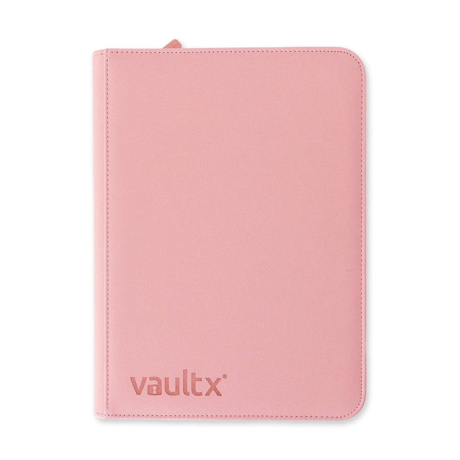 Vault X : 9-Pocket Exo-Tec Zip Binder - Just Pink - Lockett Labs UK