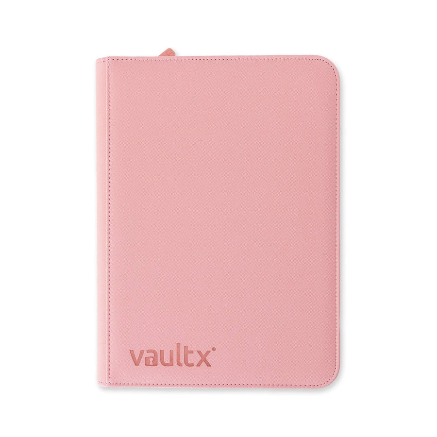 Vault X : 9-Pocket Exo-Tec Zip Binder - Just Pink