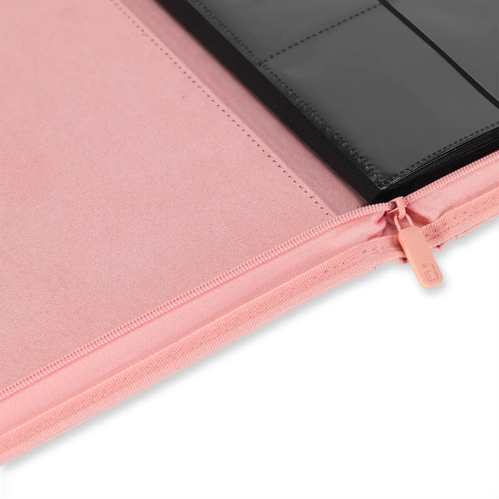 Vault X : 12-Pocket Exo-Tec Zip Binder - Just Pink