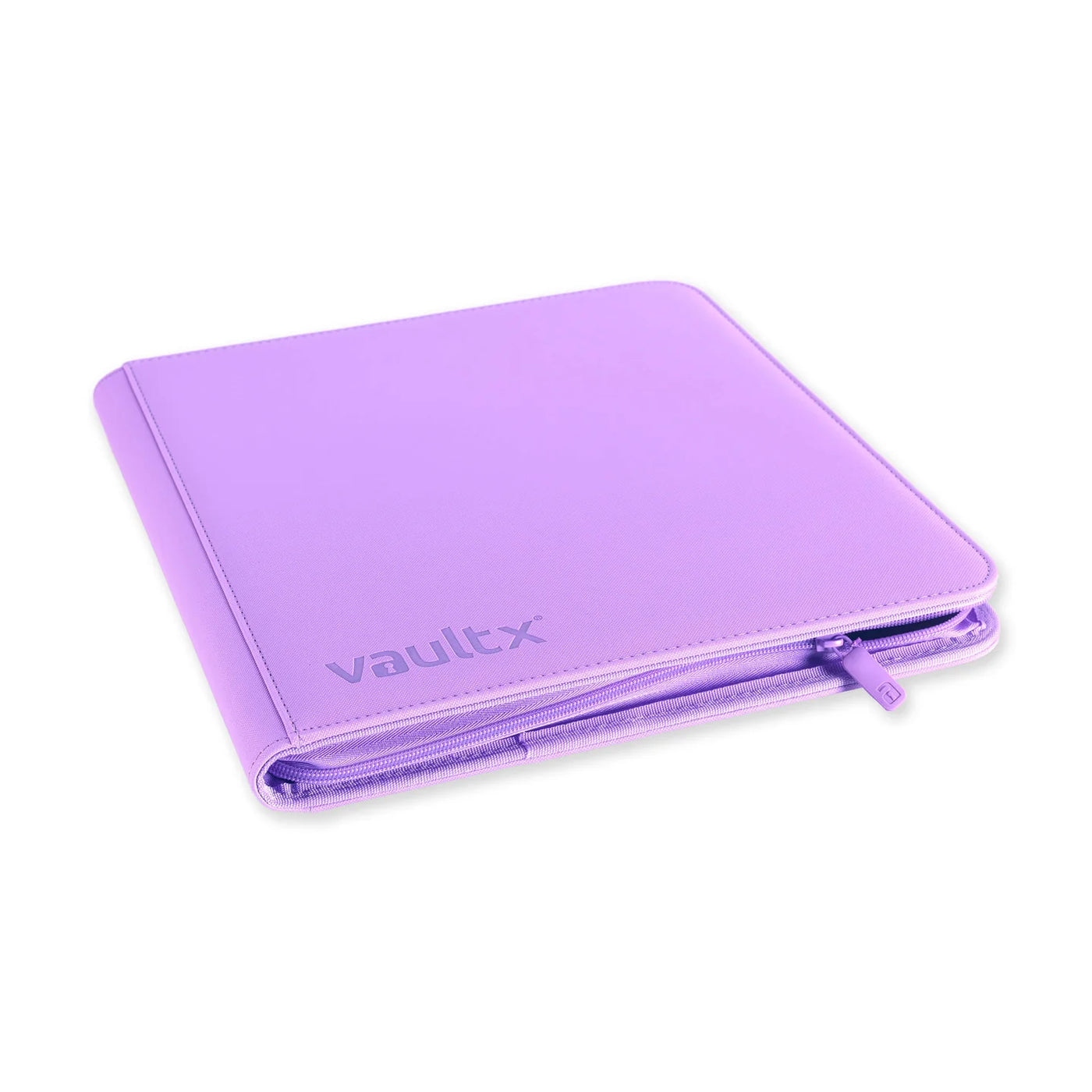 Vault X : 12-Pocket Exo-Tec Zip Binder - Just Purple - Lockett Labs UK
