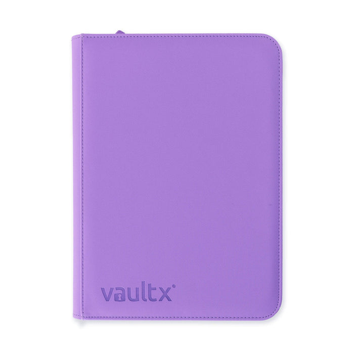 Vault X : 9-Pocket Exo-Tec Zip Binder - Just Purple
