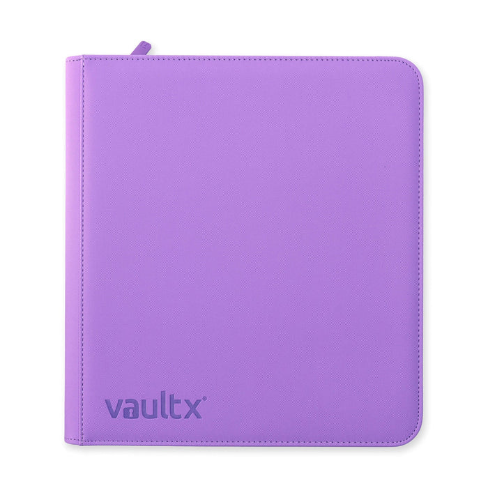 Vault X : 12-Pocket Exo-Tec Zip Binder - Just Purple