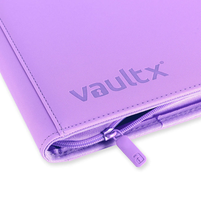 Vault X : 12-Pocket Exo-Tec Zip Binder - Just Purple