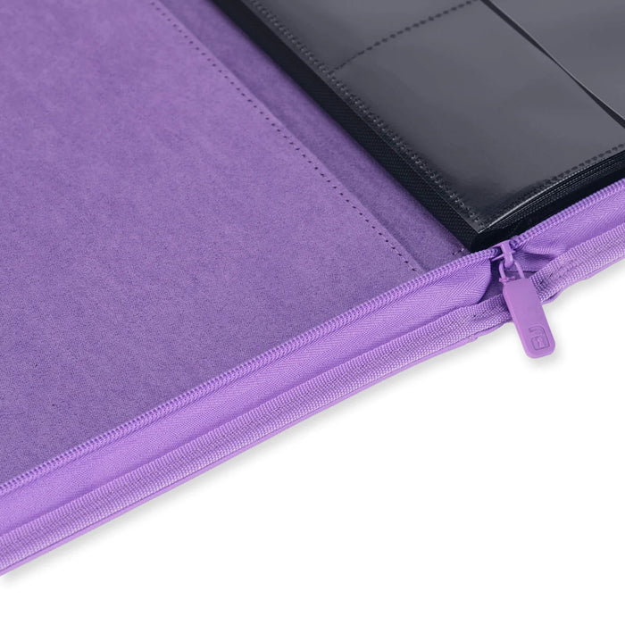 Vault X : 12-Pocket Exo-Tec Zip Binder - Just Purple