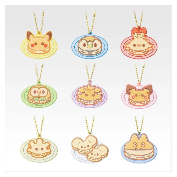 Pokemon : Keychain Pancake Poképeace Rubber Charm - Choose Your Own