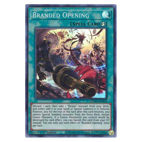 Branded Opening : DAWN OF MAJESTY (Super Rare Card) (Foil) - DAMA-EN054