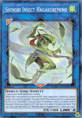 Shinobi Insect Hagakuremino : DAWN OF MAJESTY - DAMA-EN096 - Lockett Labs UK