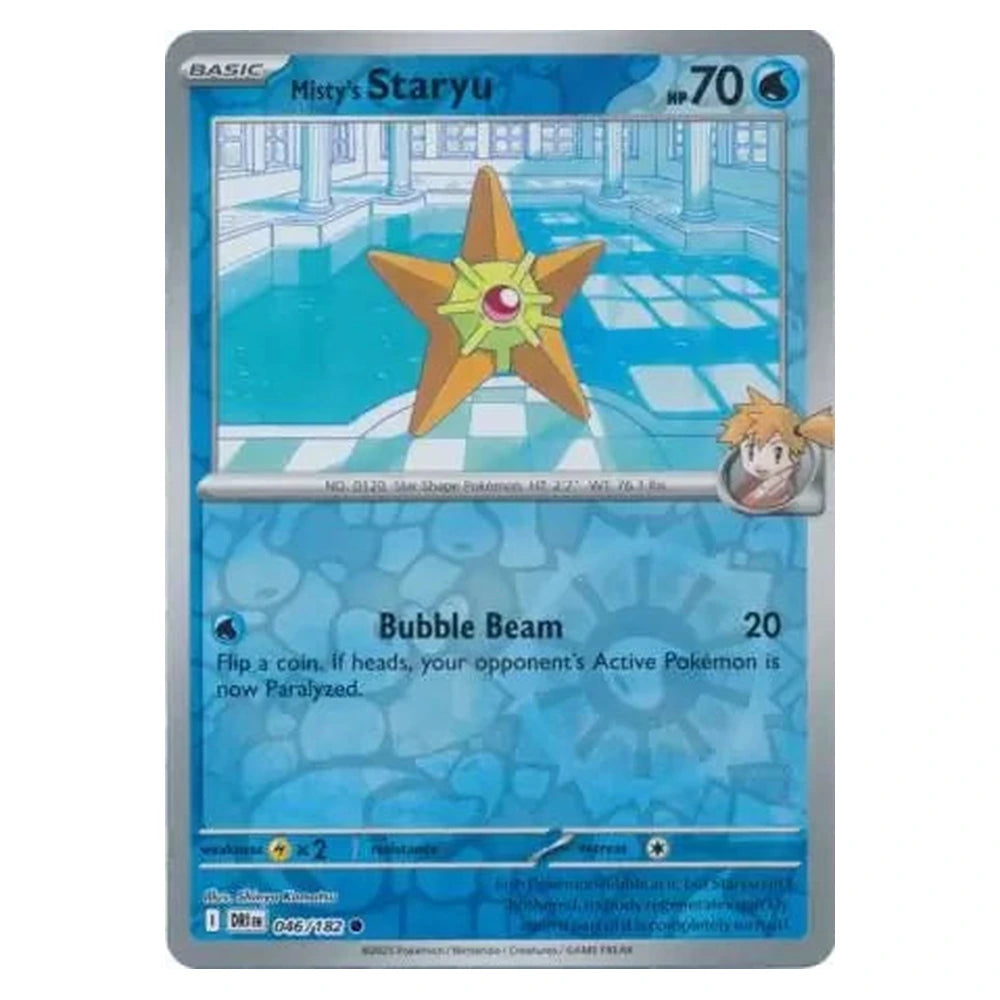 Misty's Staryu : DESTINED RIVALS (Reverse holo) - 046/182