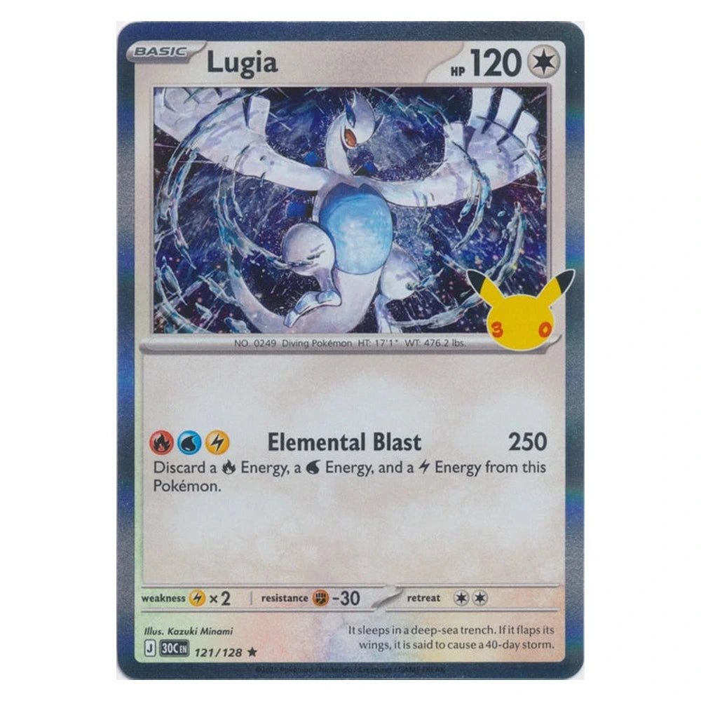 Lugia : 30TH CELEBRATION (Holo) - 121/128
