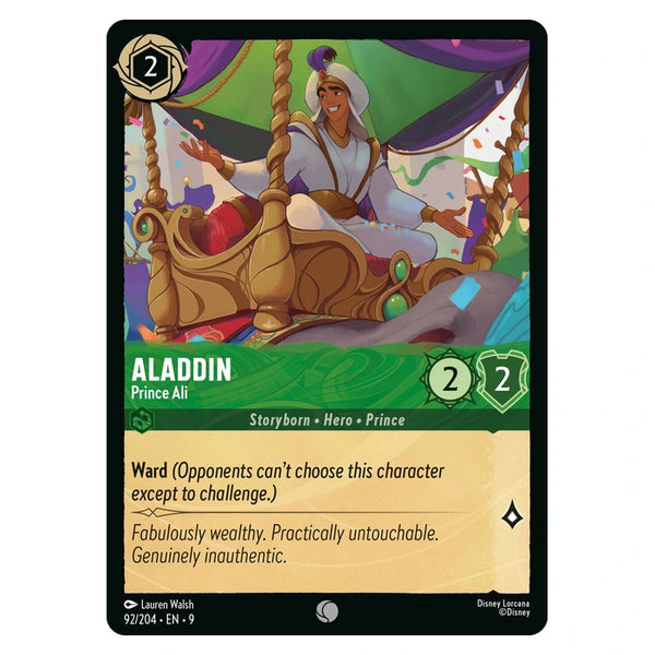 Aladdin (Foil) : Prince Ali - 92/204